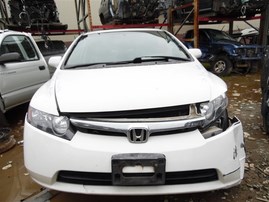 2008 Honda Civic EX-L White Sedan 1.8L Vtec AT #A24874